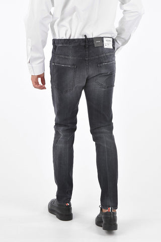 Stretch Cotton SKATER  Jeans 15 Cm