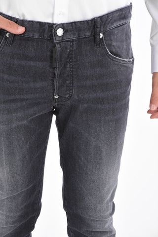 Stretch Cotton SKATER  Jeans 15 Cm