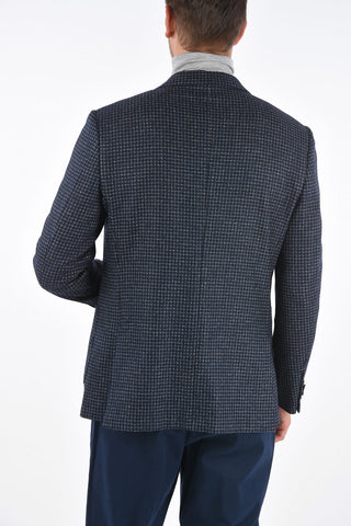 ZZEGNA Blazer Monopetto in Lana e Cashmere