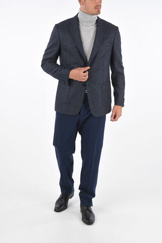 ZZEGNA Blazer Monopetto in Lana e Cashmere