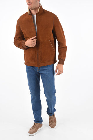 ZZEGNA Suede Leather Jacket