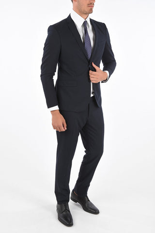Regular Fit Notch Lapel Suit with Side Vents