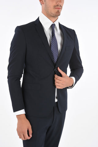 Regular Fit Notch Lapel Suit with Side Vents