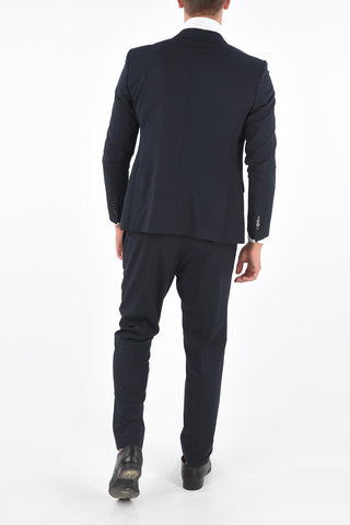 Regular Fit Notch Lapel Suit with Side Vents