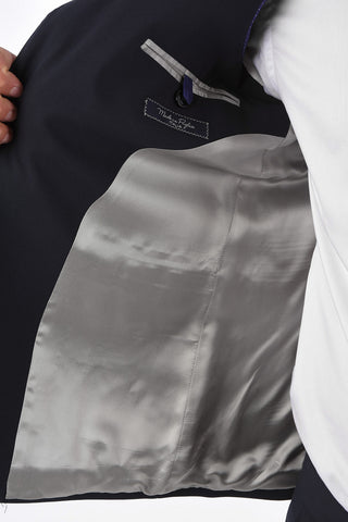 Regular Fit Notch Lapel Suit with Side Vents