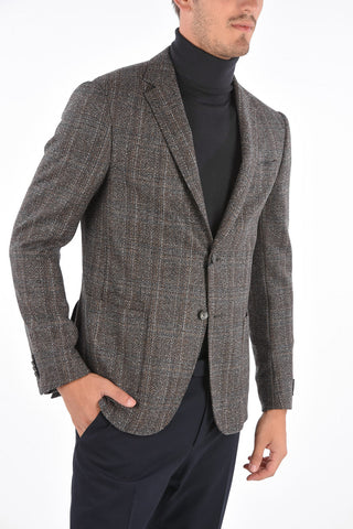 ZZEGNA Wool Single Breasted Blazer