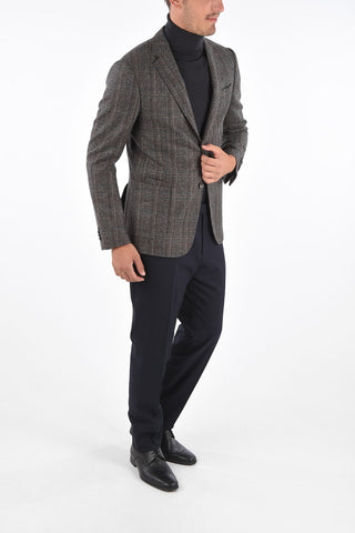 ZZEGNA Wool Single Breasted Blazer
