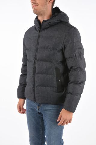 ZZEGNA Wool Quilted Puffer