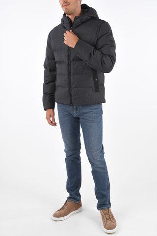 ZZEGNA Wool Quilted Puffer