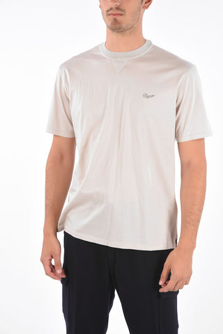 EZ LUXURY Cotton Embroidered Logo T-Shirt