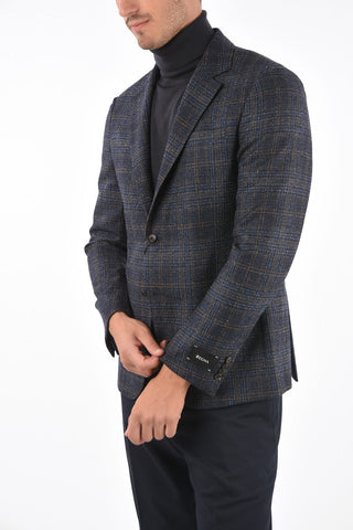 ZZEGNA Blazer in lana Tartan