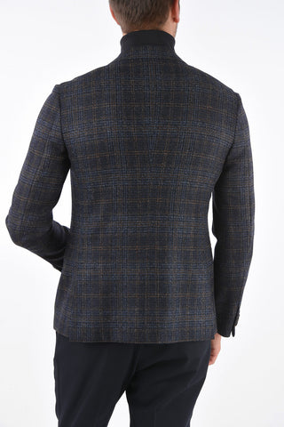 ZZEGNA Blazer in lana Tartan