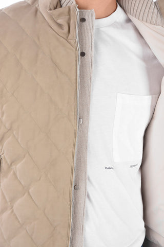 EZ LUXURY Leather and Cashmere Jacket