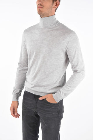 EZ LUXURY Silk and Cashmere Turtleneck Sweater