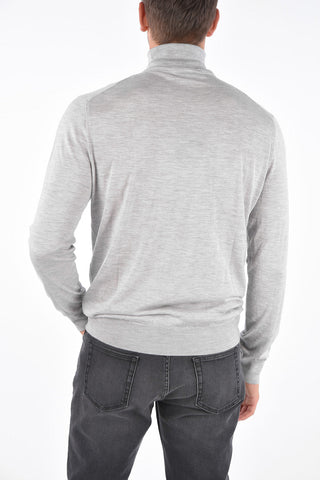 EZ LUXURY Silk and Cashmere Turtleneck Sweater