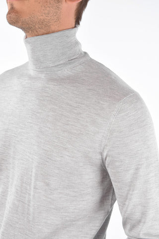 EZ LUXURY Silk and Cashmere Turtleneck Sweater