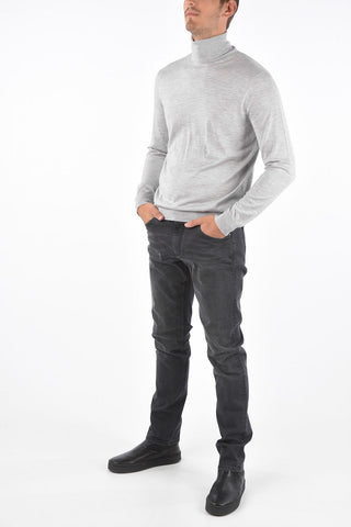 EZ LUXURY Silk and Cashmere Turtleneck Sweater