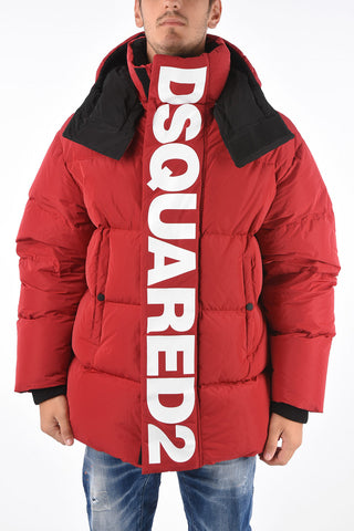 Down Jacket with Removable Hood