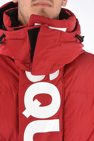 Down Jacket with Removable Hood