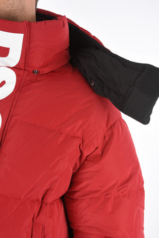 Down Jacket with Removable Hood