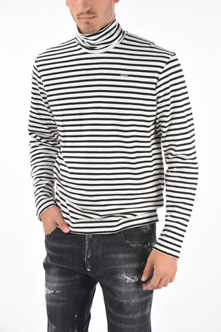 Striped NEW HETERO GUY FIT Turtleneck T-shirt