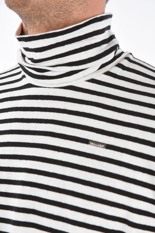 Striped NEW HETERO GUY FIT Turtleneck T-shirt