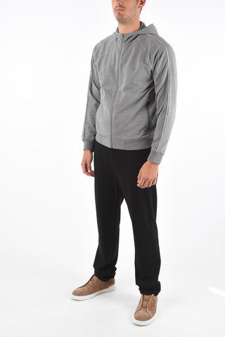 ZZEGNA Zipped Pocket Hoodie