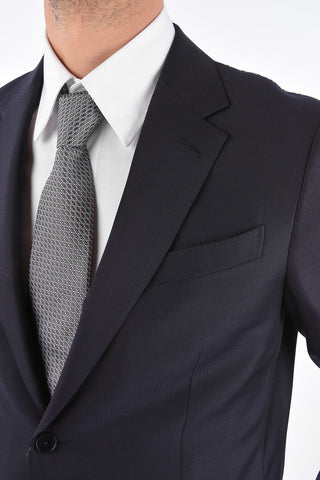 Silk and Wool Single Breasted Suit 7R
