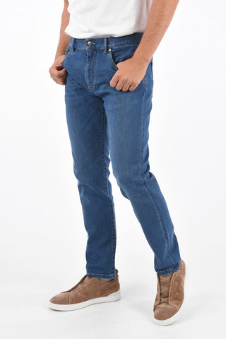 EZ LUXURY 18cm Stretch Denim Jeans