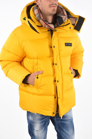 Down Jacket with Removable Hood