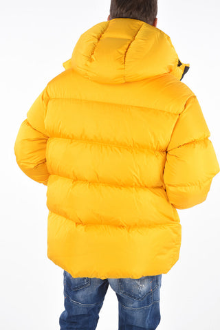 Down Jacket with Removable Hood