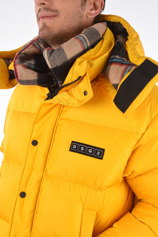 Down Jacket with Removable Hood