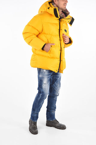 Down Jacket with Removable Hood