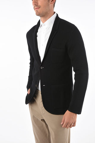 ZZEGNA Wool 3 Pocket Cardigan
