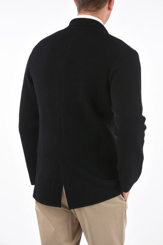 ZZEGNA Wool 3 Pocket Cardigan