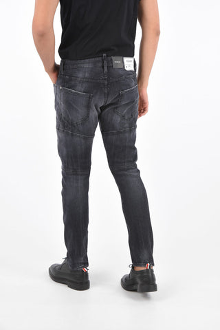 Stretchy Cotton TIDY BIKER Slim Fit Jeans