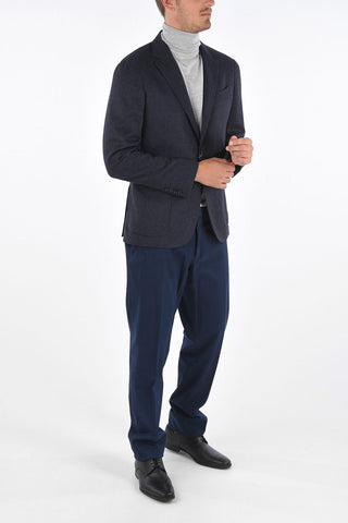 EZ LUXURY Silk Cashmere and Wool Blazer