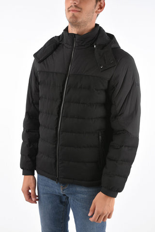 ZZEGNA Wool and Nylon Puffer