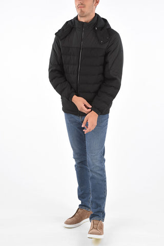 ZZEGNA Wool and Nylon Puffer