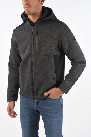 ZZEGNA Hooded Herringbone Jacket