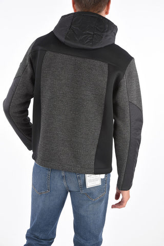 ZZEGNA Hooded Herringbone Jacket