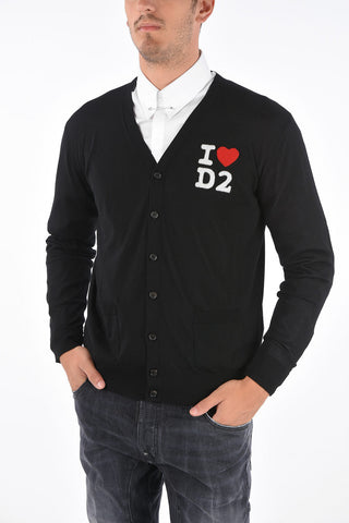 2 Pocket I LOVE D2 Cardigan