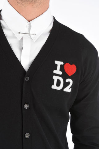 2 Pocket I LOVE D2 Cardigan