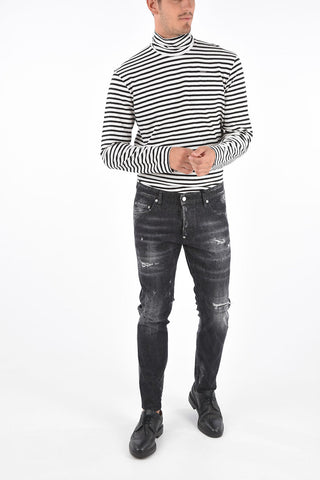 Slim Fit Jeans SKATER with Jewel Applications