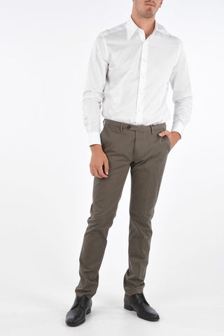 Stretch Cotton M ALGA 426 Pants with Belt Loops