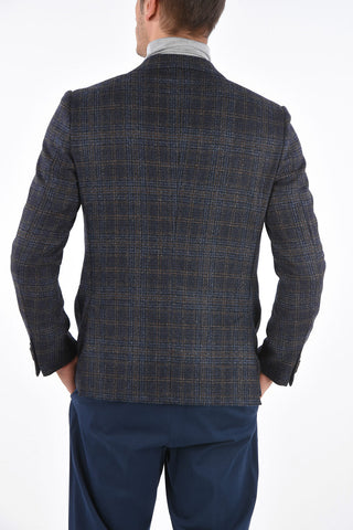 ZZEGNA side vents notch lapel 2-button blazer drop 8R