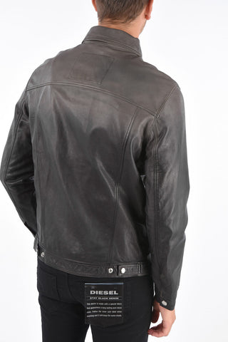 Leather L-NHILL Overshirt