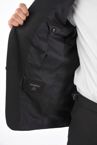 Silk and Wool Single Breasted Suit 8R