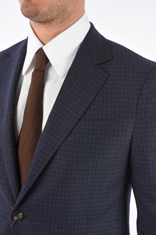 ZZEGNA Wool Checked Suit 8R