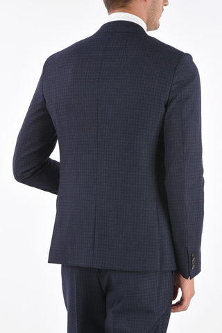 ZZEGNA Wool Checked Suit 8R